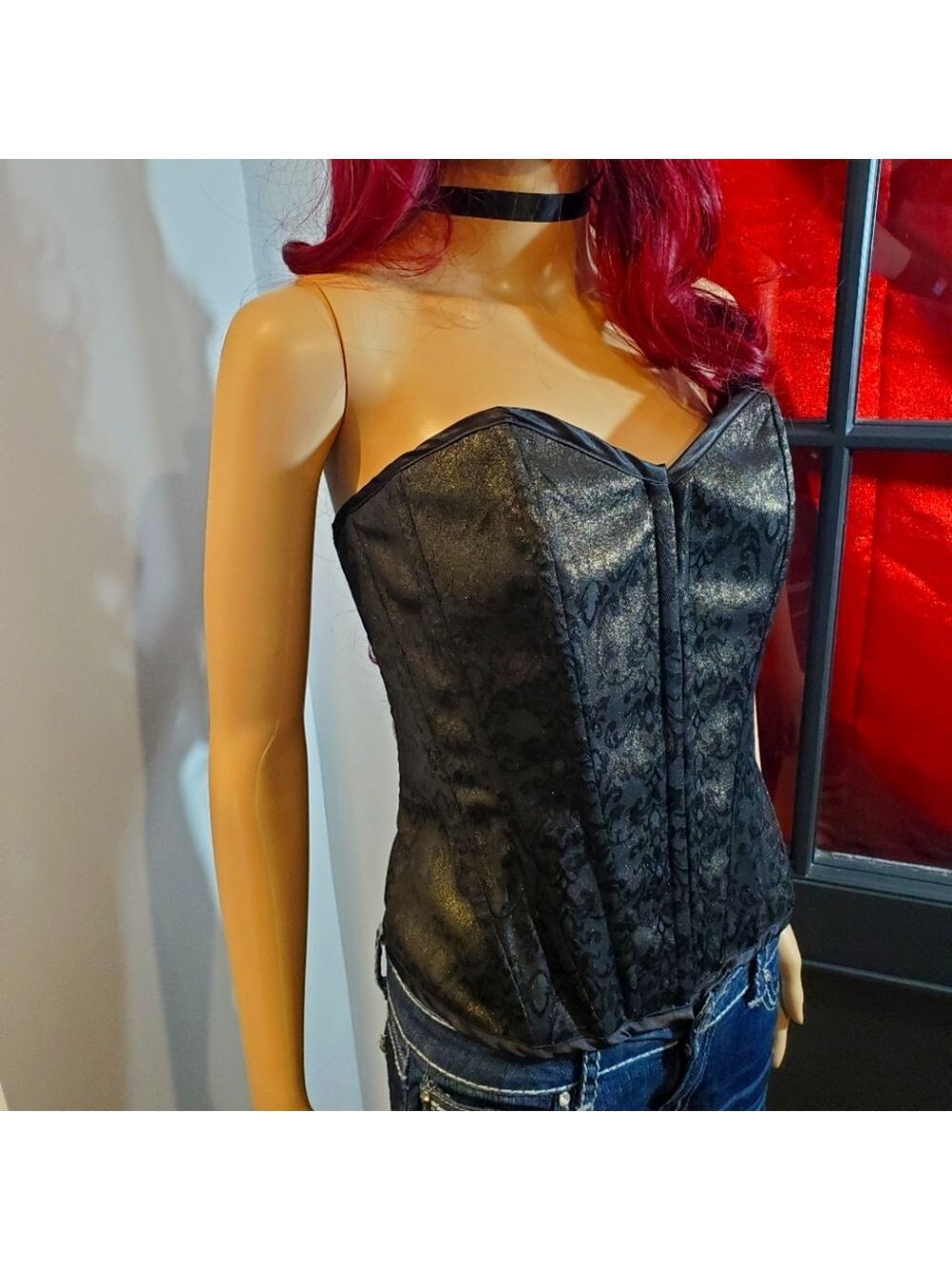 Guess Gothic Gold Sparkle Corset